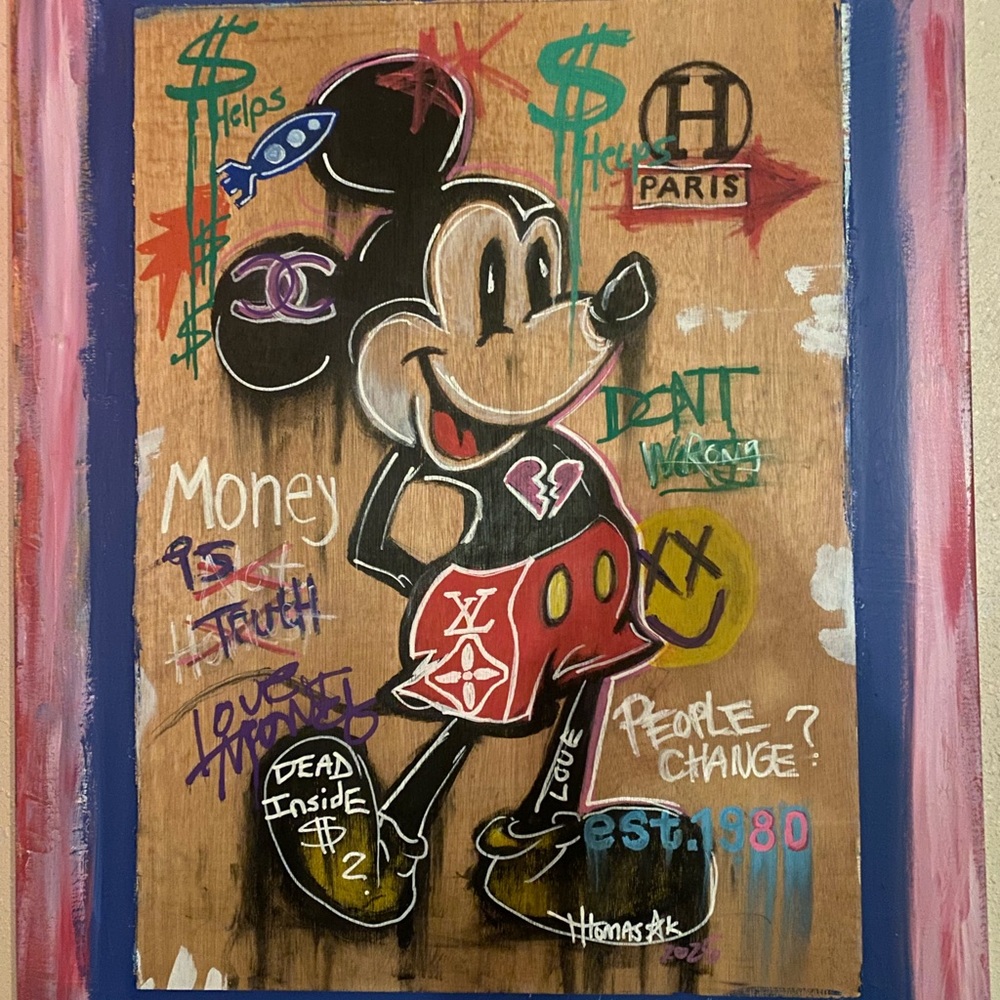 Colorful Urban Art Painting